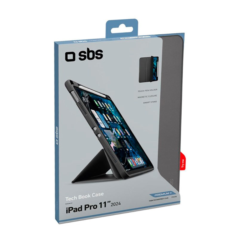 iPad Pro 11 " (2024) SBS Book Tech Cover - Sort