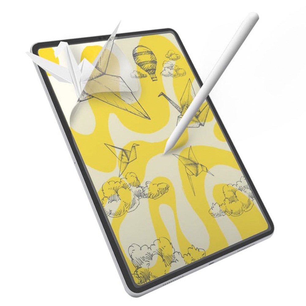doodroo iPad Air 13" (2025 / 2024) / Pro 13" (2025 / 2024) Paper Feel Plastik Beskyttelse - 2 Stk. - Gennemsigtig