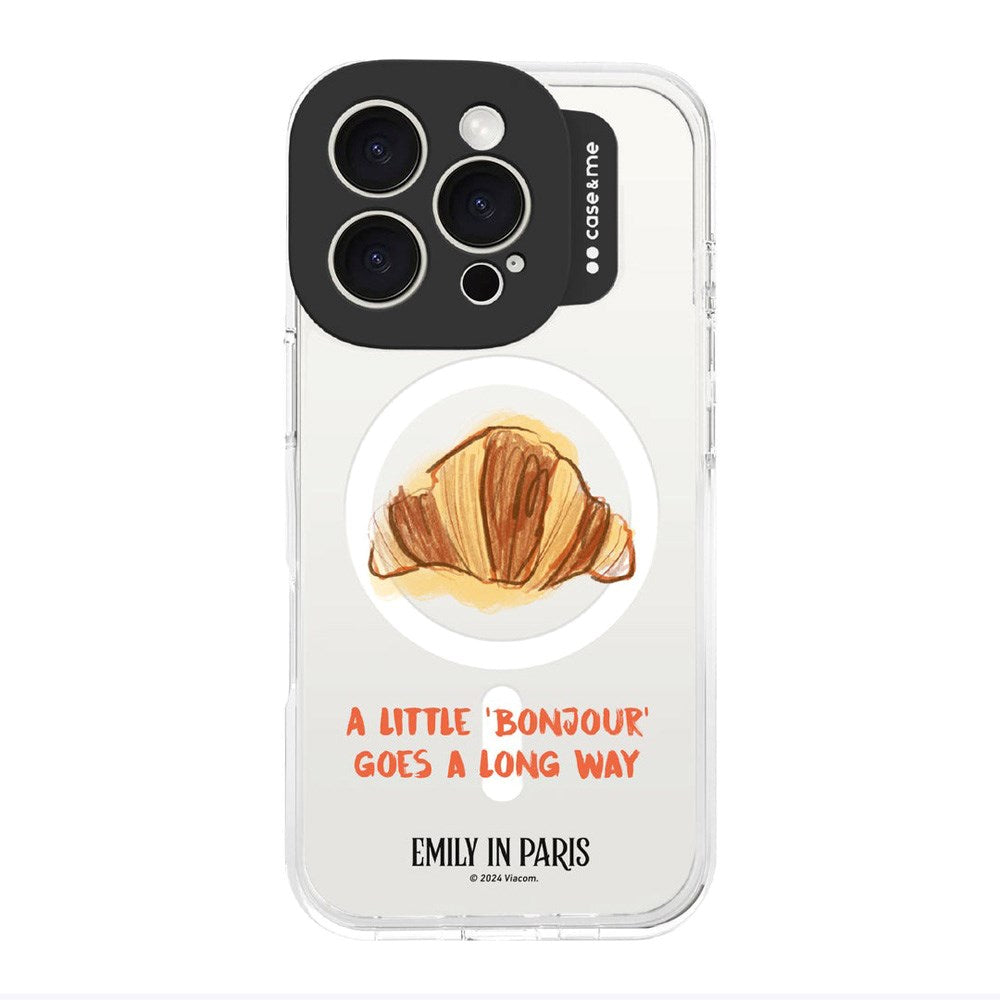 Case&Me Emily in Paris iPhone 16 Pro Cover - Croissant