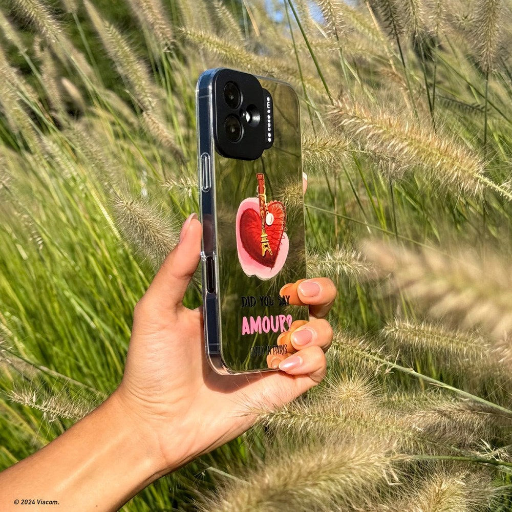 Case&Me Emily in Paris iPhone 16 Plus Cover - Paris Love Keychain