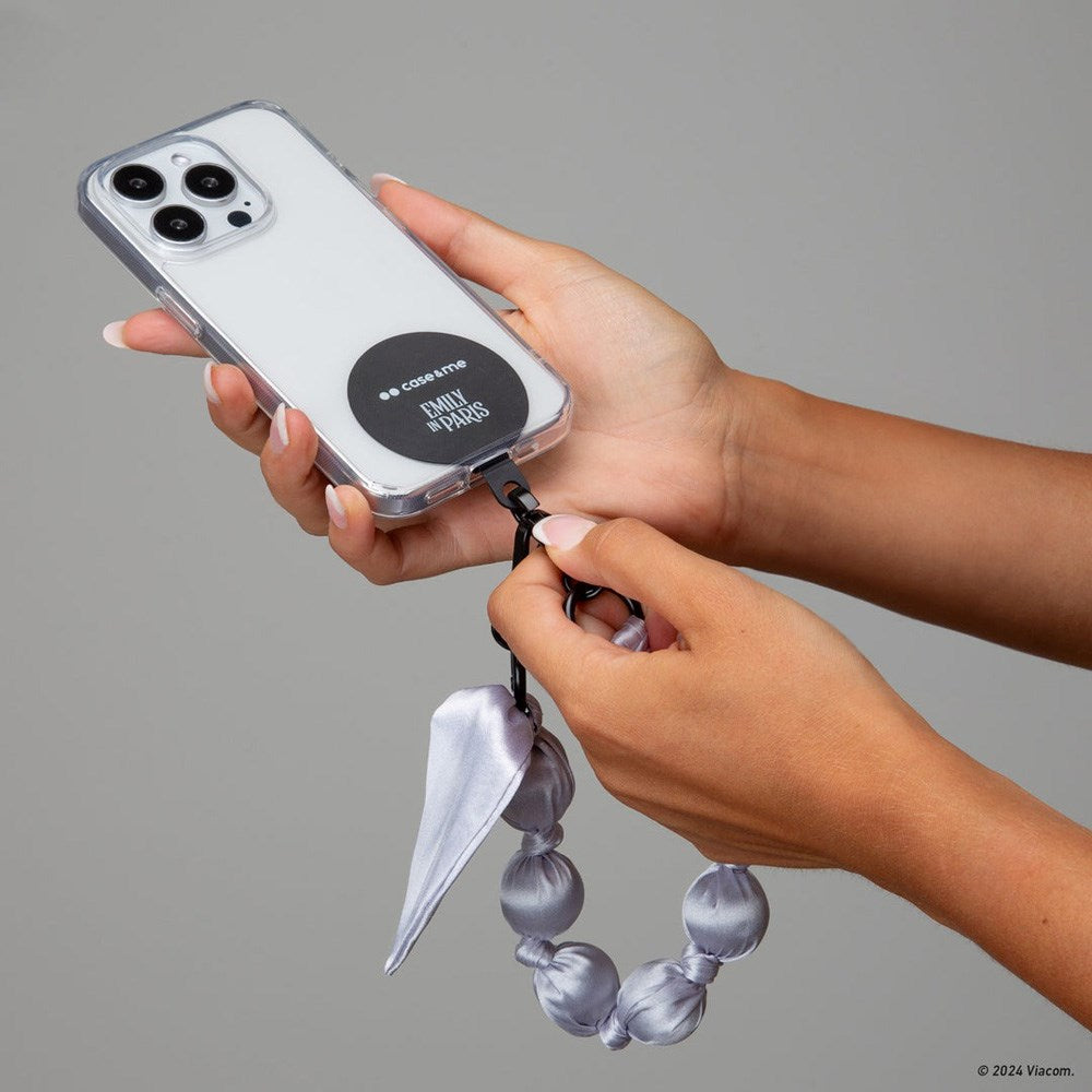 Case&Me Emily in Paris Mobilarmbånd - Silver Camera