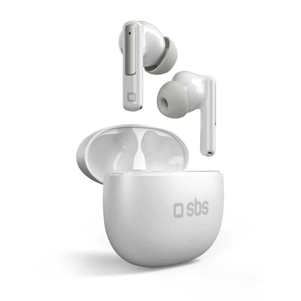 SBS True Wireless Høretelefoner - AI-teknologi - Hvid