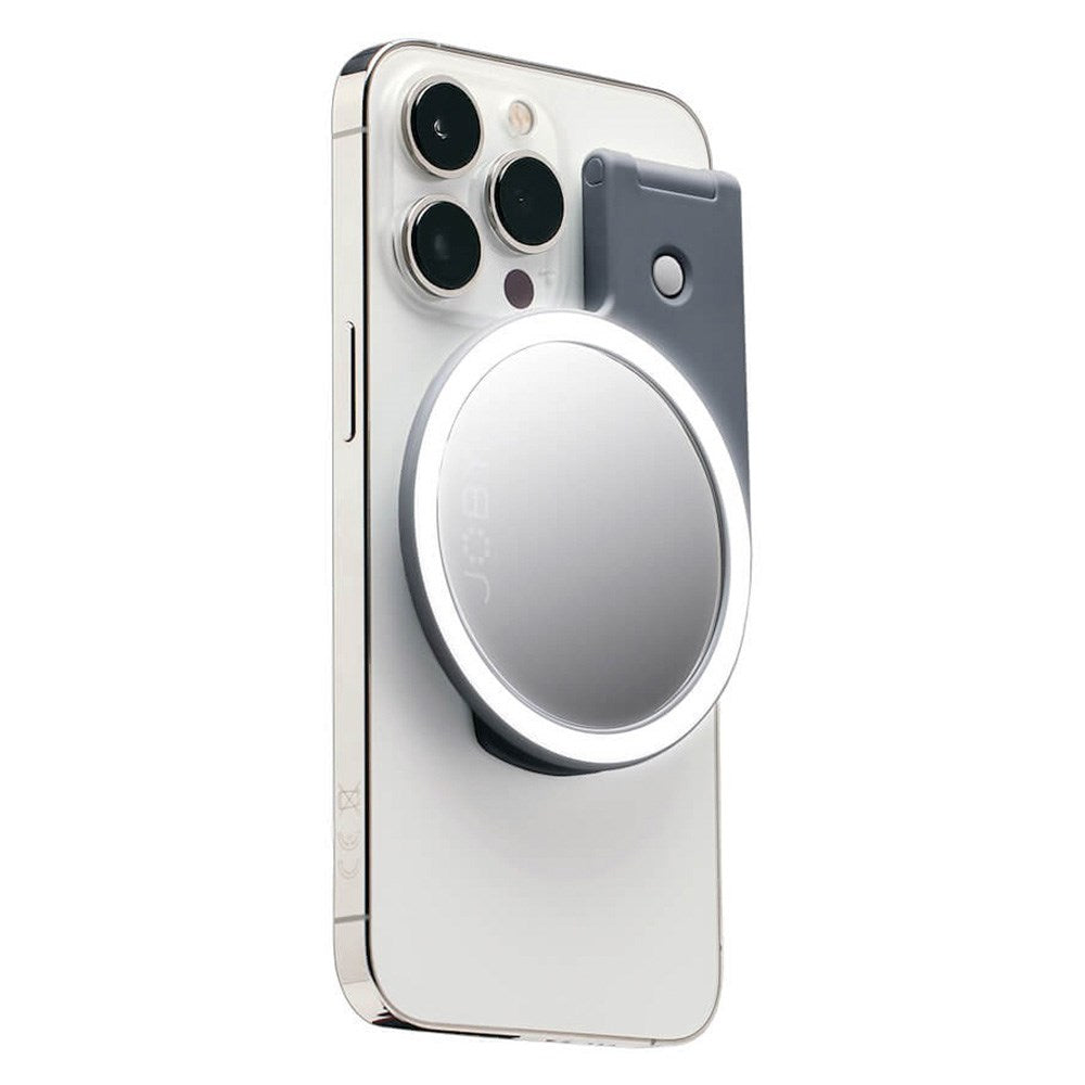 Joby Beamo MagSafe LED Ring Light til Mobiltelefon - MagSafe Kompatibel - Grå