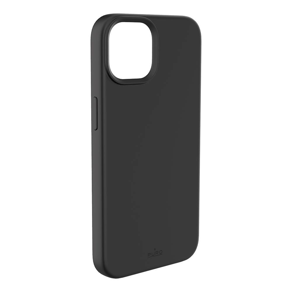 iPhone 14 / 13 Puro Icon Silikone Bagside Cover - Sort