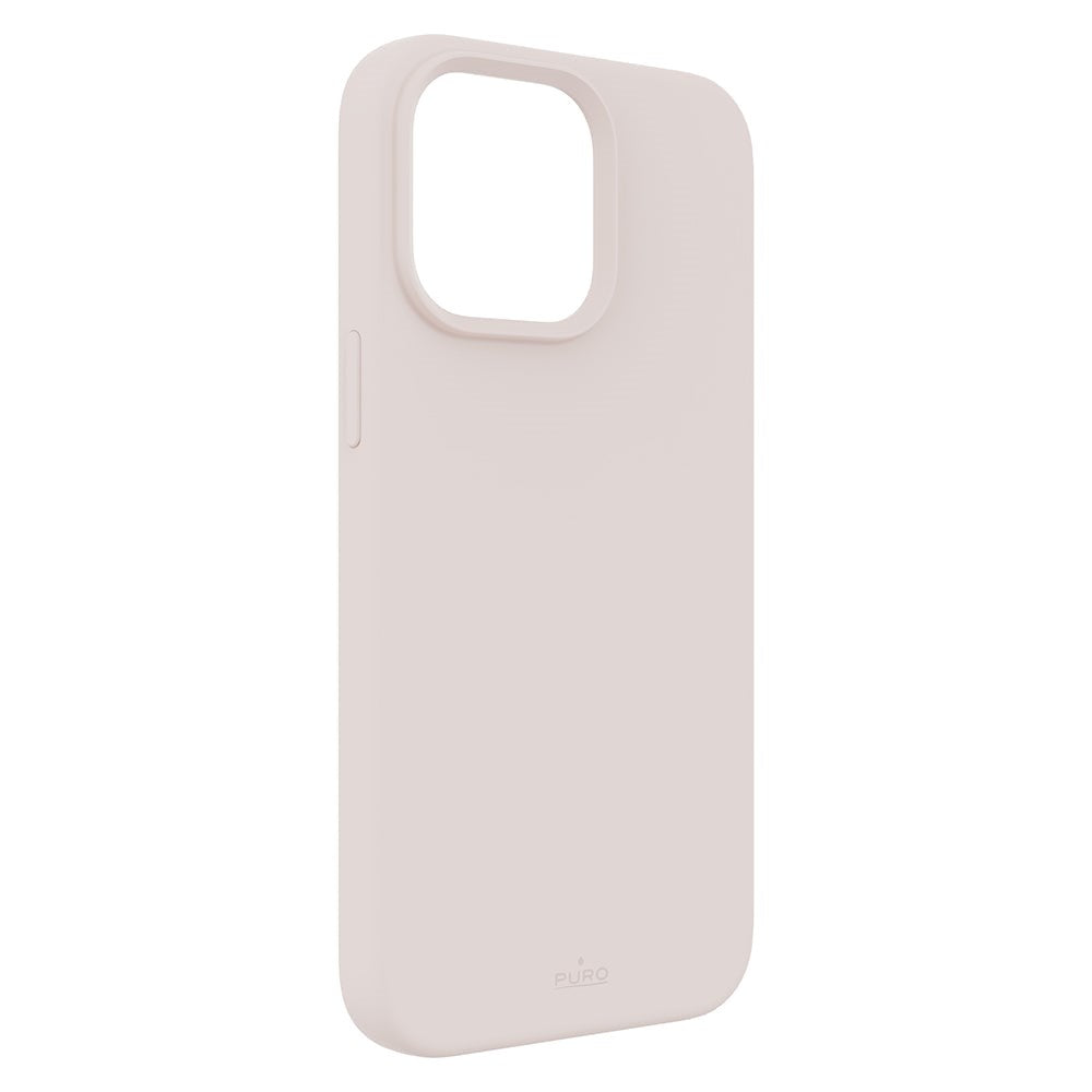 Puro iPhone 14 Pro Icon Mag Silikone Bagside Cover - MagSafe Cover - Lyserød