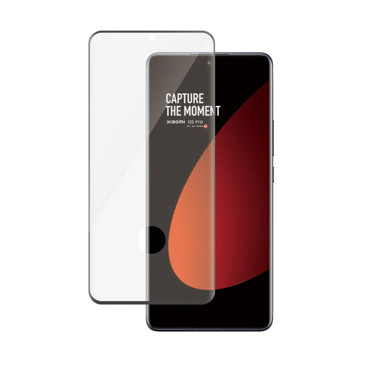 PanzerGlass Xiaomi 12 Pro / 13 Pro Ultra Wide Fit Skærmbeskyttelsesglas - Platinum Strength - Sort Kant