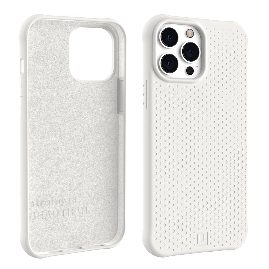 UAG [U] Dot Series iPhone 13 Pro Max Silikone Håndværker Cover - Marshmallow - Hvid