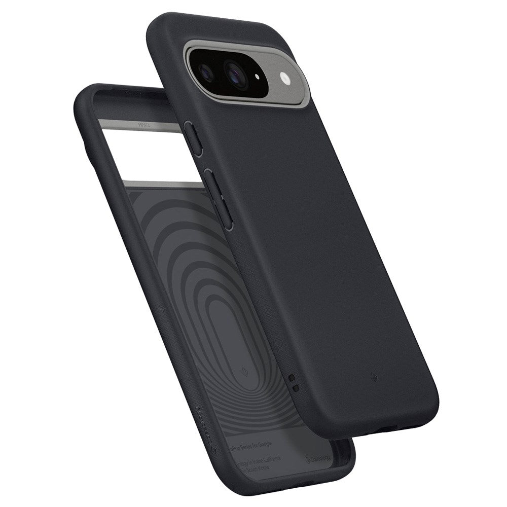 Spigen Google Pixel 9 / 9 Pro Caseology Nano Pop Fleksibelt Plastik Mobil Cover - Sort / Grå
