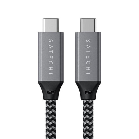 Satechi USB4 PD 100W USB-C til USB-C Kabel - 80cm - Sort