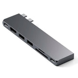 Satechi USB-C Pro Hub Slim m. 100W & HDMI - Space Grey