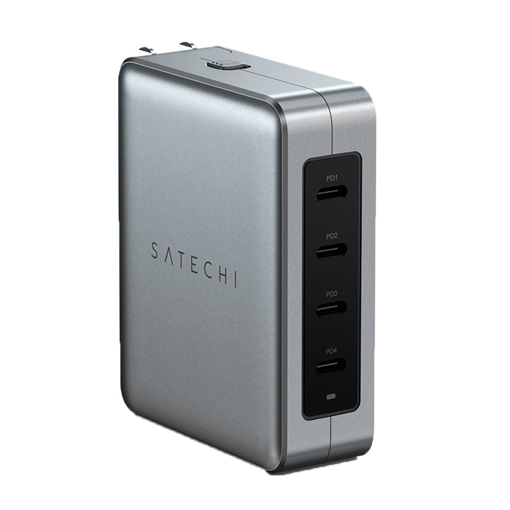 Satechi 145W USB-C GaN Travel Charger 4 x USB-C PD - Space Grey