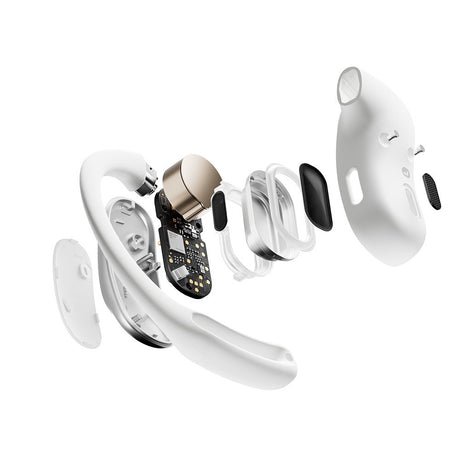 Shokz OpenFit Air True Wireless Hovedtelefoner - Hvid