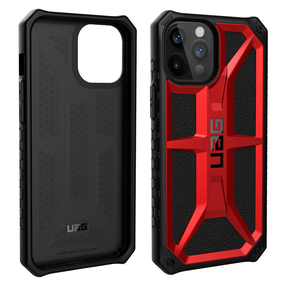 iPhone 12 Pro Max UAG MONARCH Series Cover - Grimson - Rød