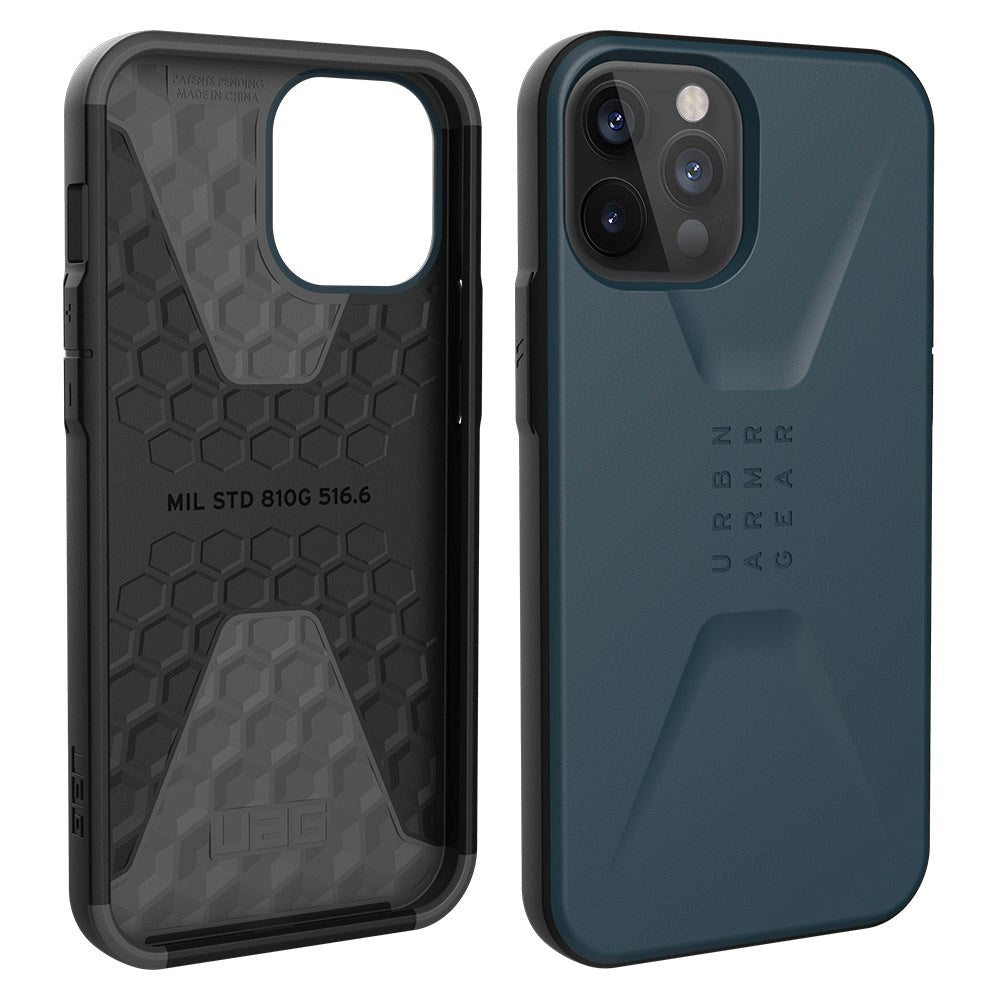 iPhone 12 Pro Max UAG CIVILIAN Series Cover - Mallard - Blå