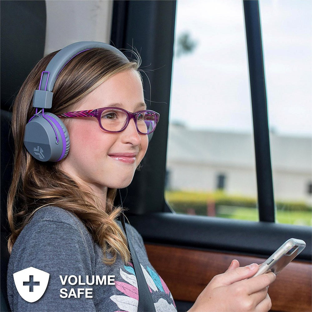 JLab JBuddies Studio Trådløs On-Ear Hovedtelefoner til Børn over 6 år - Grå / Blå