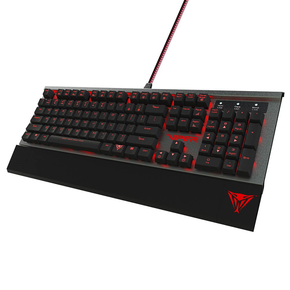 Viper V730 Mekanisk Gaming Keyboard m. LED - Nordisk Tastatur Layout - Sort