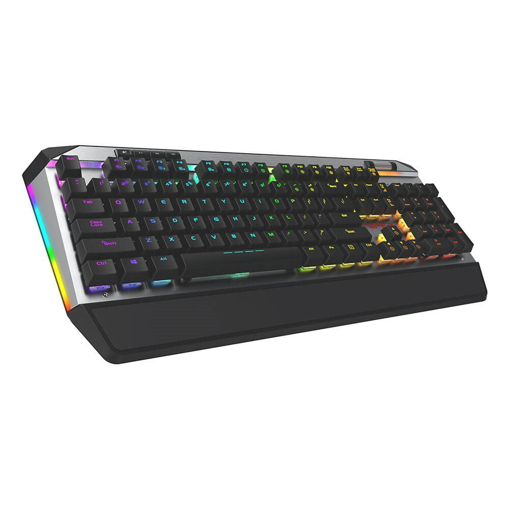 Viper V765 Mekanisk Gaming Tastatur m. RGB Belysning - Dansk Tastatur Layout - Sort/Grå