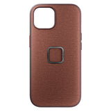 Peak Design iPhone 15 Stof Bagside Cover m. SlimLink Beslag - MagSafe Kompatibel - Redwood