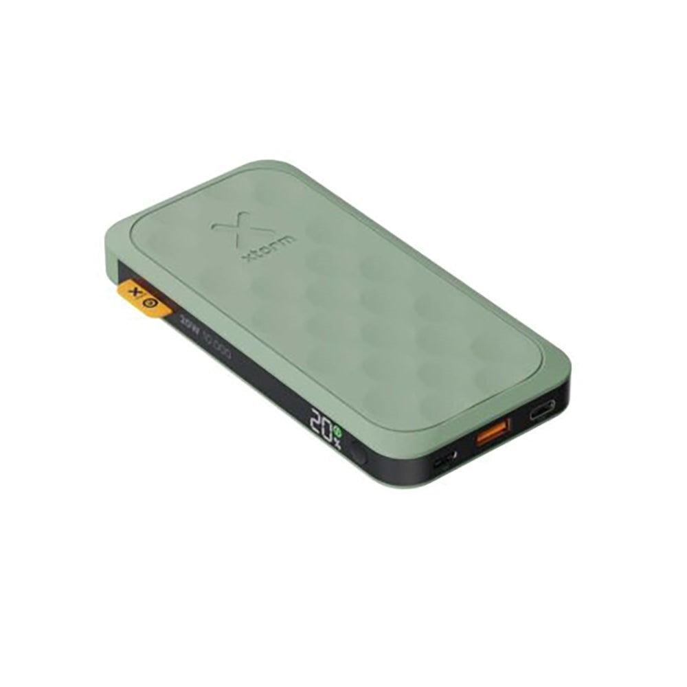 Xtorm PowerBank 20W 10000mAh USB-C PD / 2x USB-C & QC 3.0 - Grøn