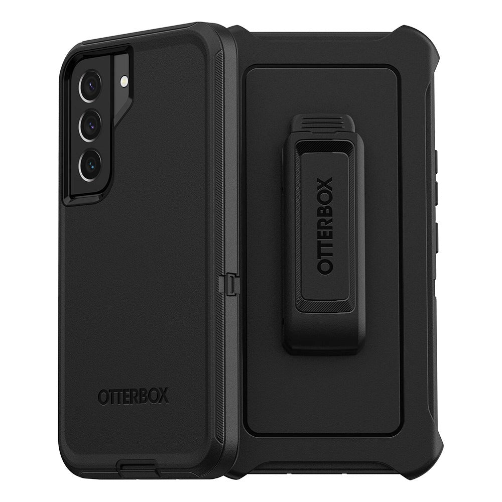 OTTERBOX Defender Series Samsung Galaxy S22 Cover m. Bælteholder Sort