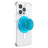 POPSOCKETS PopGrip Electric Blue Translucent til MagSafe - Stander & Greb