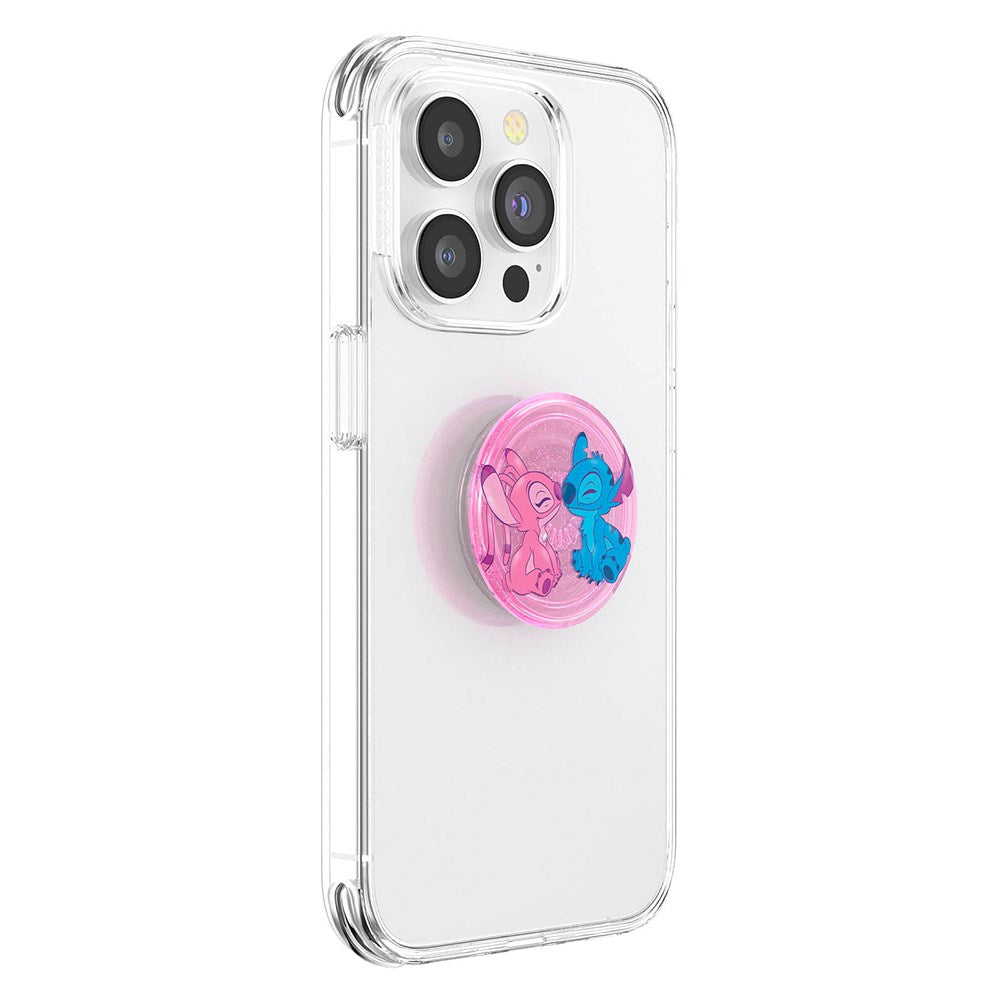 POPSOCKETS PopGrip - Licensed Angel & Stitch Forever - Aftageligt Greb m. Standerfunktion