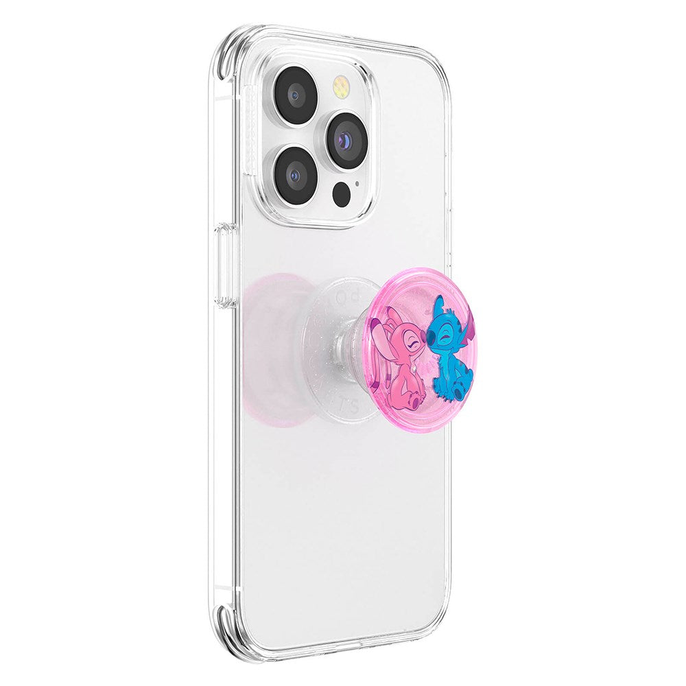 POPSOCKETS PopGrip - Licensed Angel & Stitch Forever - Aftageligt Greb m. Standerfunktion