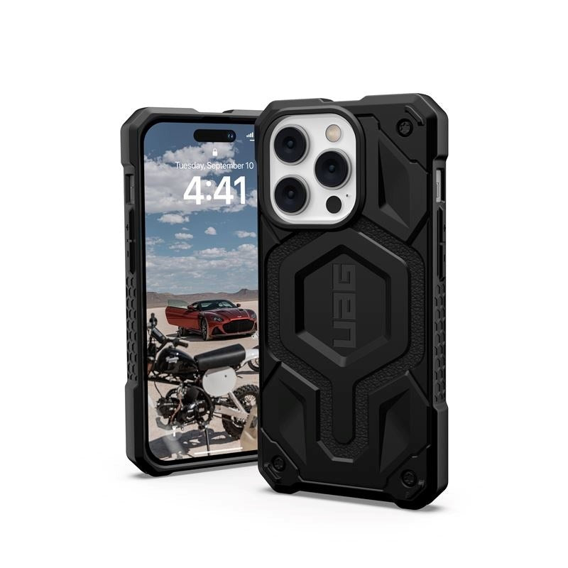 UAG iPhone 14 Pro MONARCH Pro Series Bagside Cover - MagSafe Kompatibel - Black