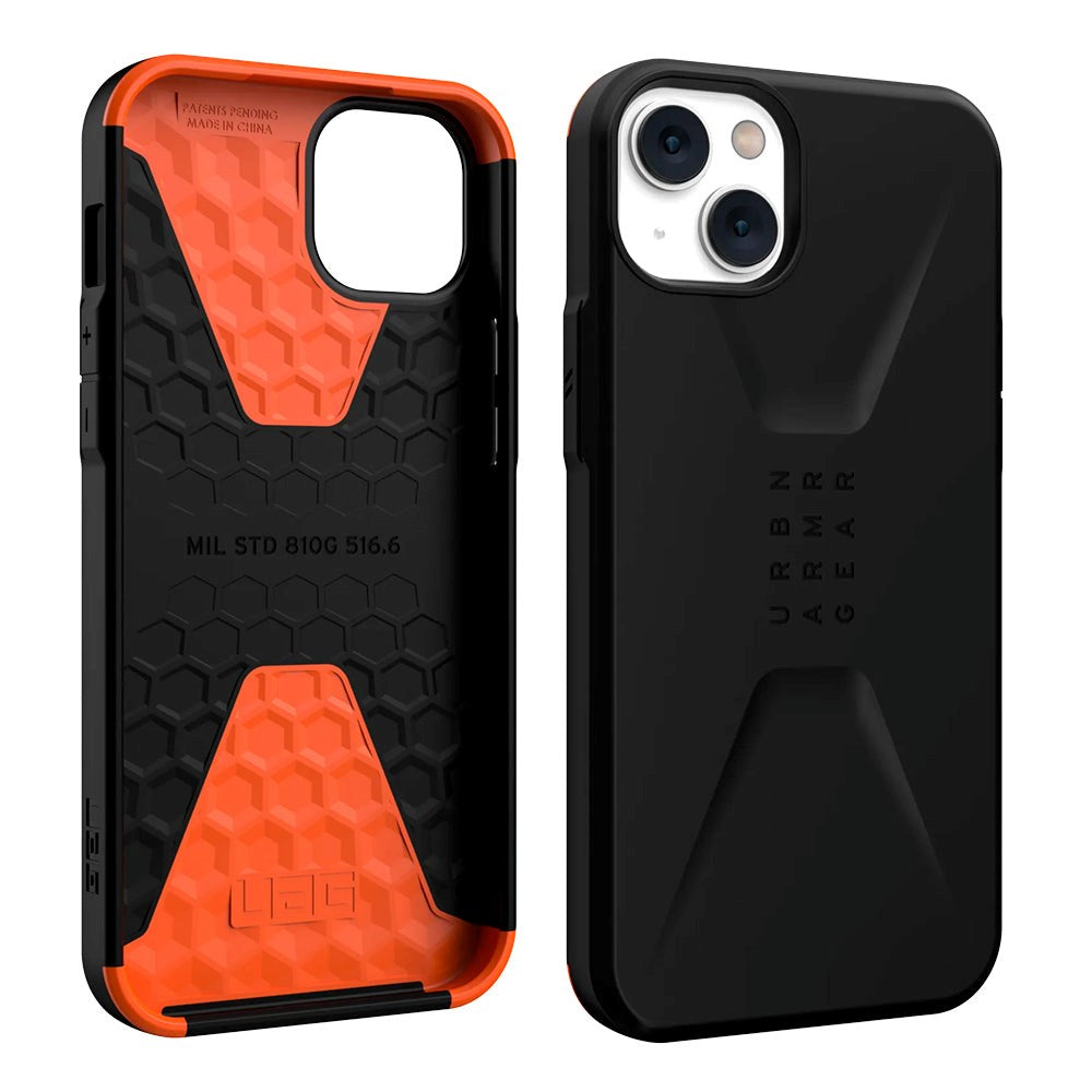 iPhone 14 Plus UAG CIVILIAN Series Bagside Cover - Black