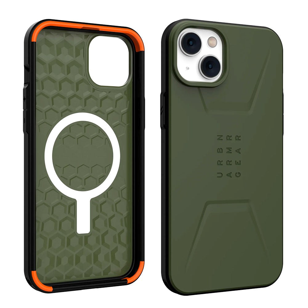 iPhone 14 Plus UAG CIVILIAN Series Bagside Cover - MagSafe Kompatibel - Olive