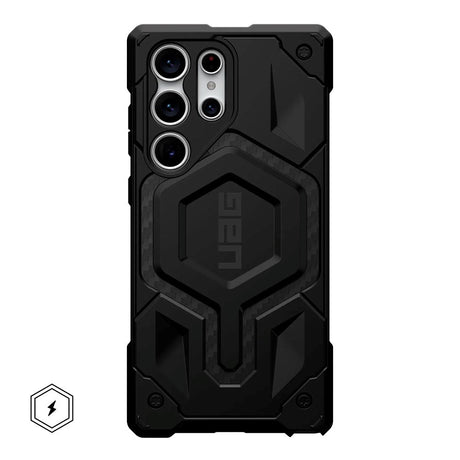 Samsung Galaxy S23 Ultra UAG MONARCH Pro Series Bagside Cover - Carbon-Fiber - MagSafe Kompatibel - Sort