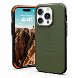 UAG iPhone 15 Pro CIVILIAN Series Bagside Cover - MagSafe Kompatibel - Olive