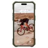 UAG iPhone 15 Pro ESSENTIAL ARMOR Series Bagside Cover - MagSafe Kompatibel - Olive