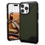 UAG iPhone 15 Pro METROPOLIS LT Series Bagside Cover - DuPont™ Kevlar - MagSafe Kompatibel - Olive