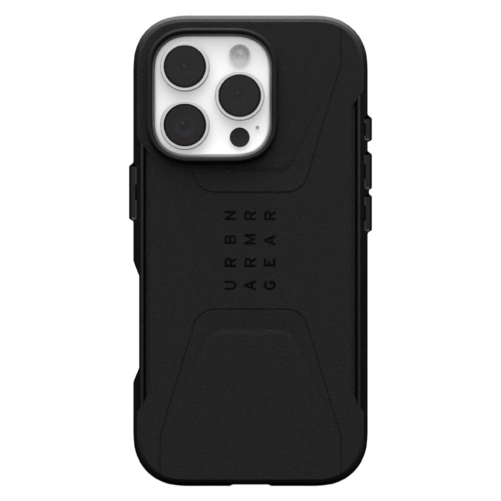 UAG iPhone 16 Pro CIVILIAN Series Bagside Cover - MagSafe Kompatibel - Black