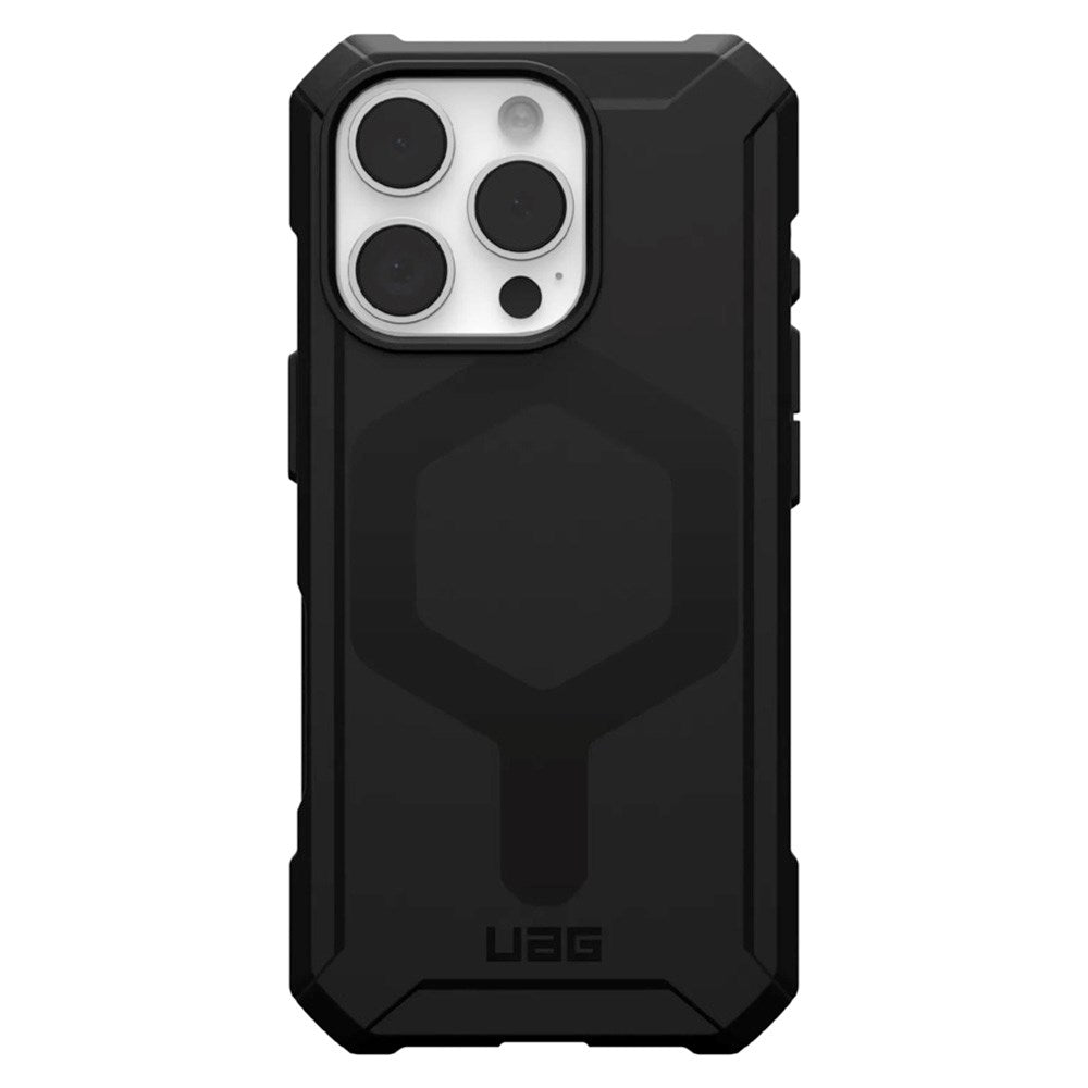 UAG iPhone 16 Pro ESSENTIAL ARMOR Series Bagside Cover - MagSafe Kompatibel - Black