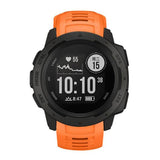 Garmin Instinct 22mm Rem af Silikone m. Stifter - Orange