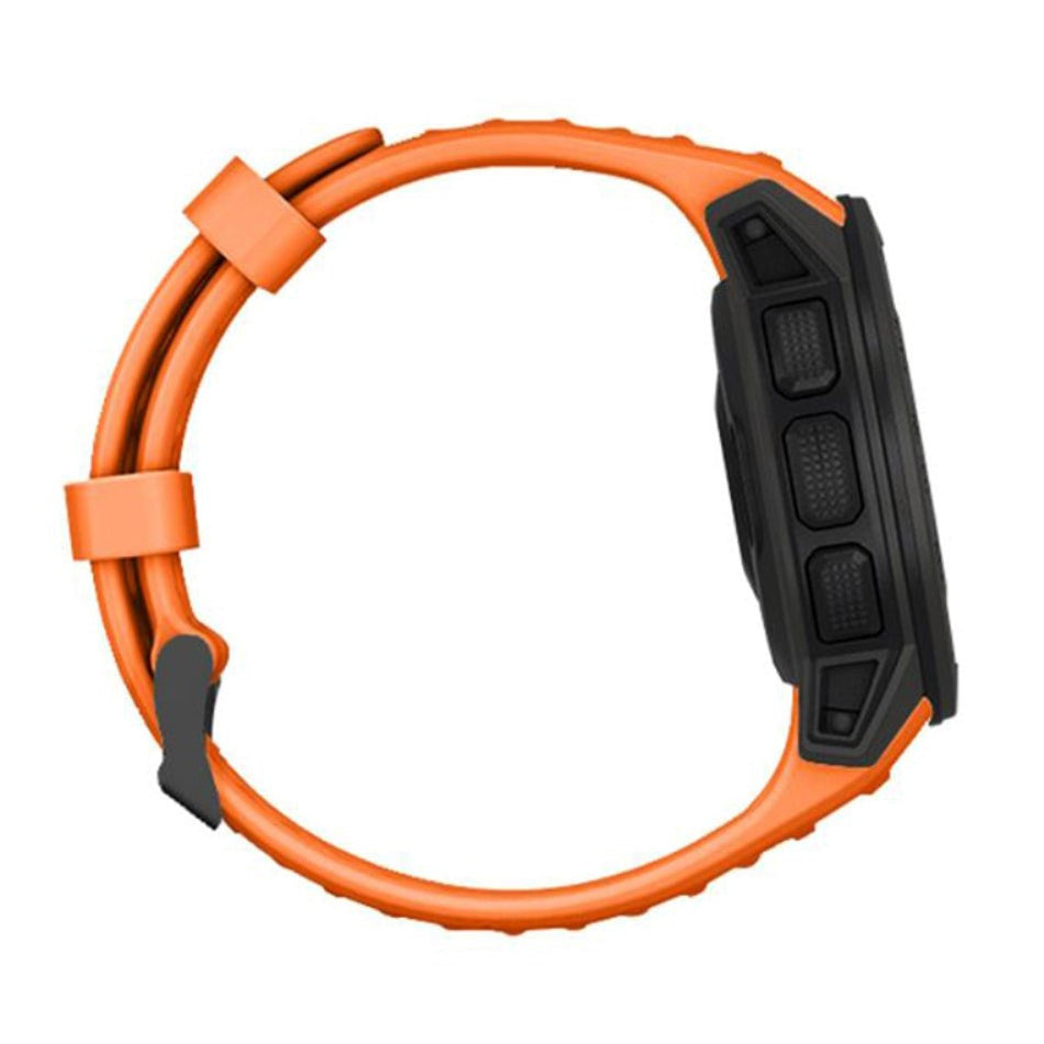 Garmin Instinct 22mm Rem af Silikone m. Stifter - Orange