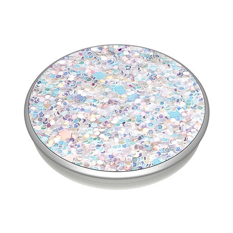 PopSockets PopGrip - Hvid Glitter Sne Premium