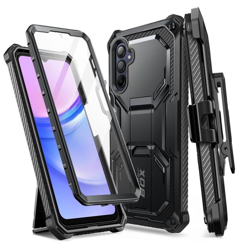 Supcase IBLSN Armorbox Samsung Galaxy A15 / A15 (5G) Bagside Cover - Sort
