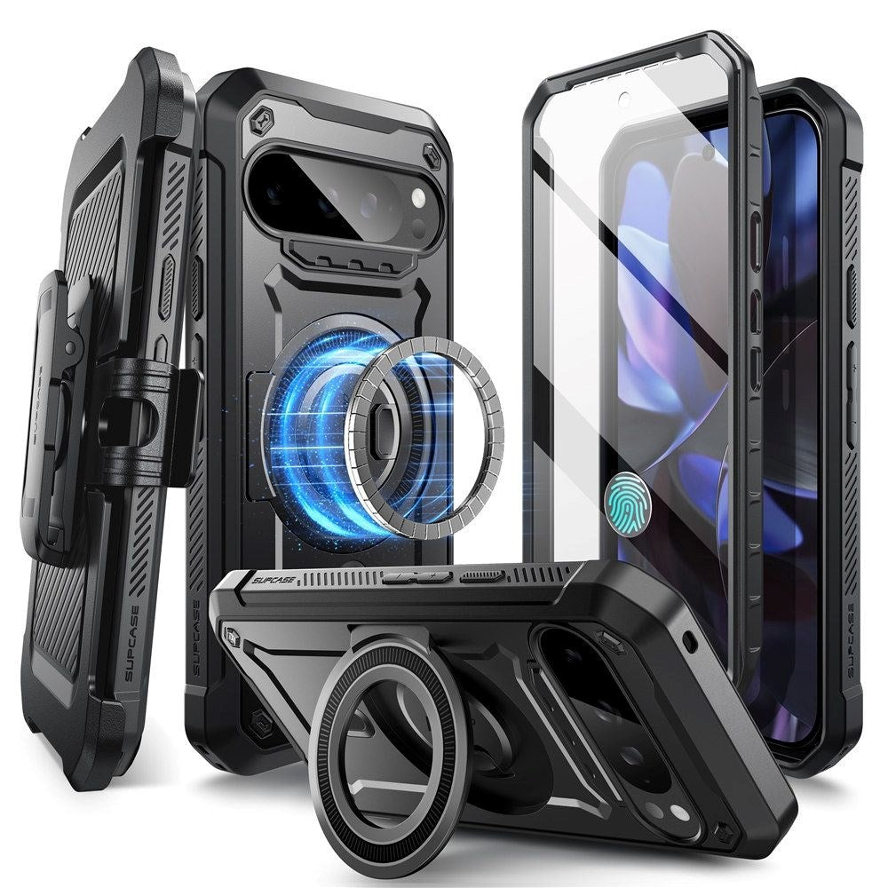 Supcase UB Pro Mag Magsafe Google Pixel 9 Pro XL - Cover m. Kickstand - Sort