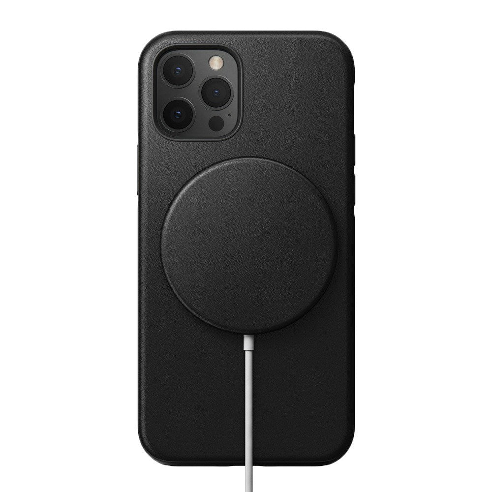 Nomad Horween Leather Cover til MagSafe Oplader - Sort