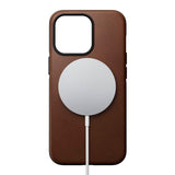 iPhone 13 Pro Modern Nomad Horween Leather Case - MagSafe Kompatibel - Brun