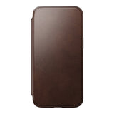 iPhone 13 Pro Nomad Modern Horween Leather Folio Case - MagSafe Kompatibel - Brun