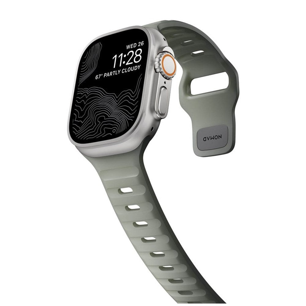 Apple Watch (42/44/SE/45/46/49mm) Nomad Sport Band Smartwatch Rem - Coastal Rock