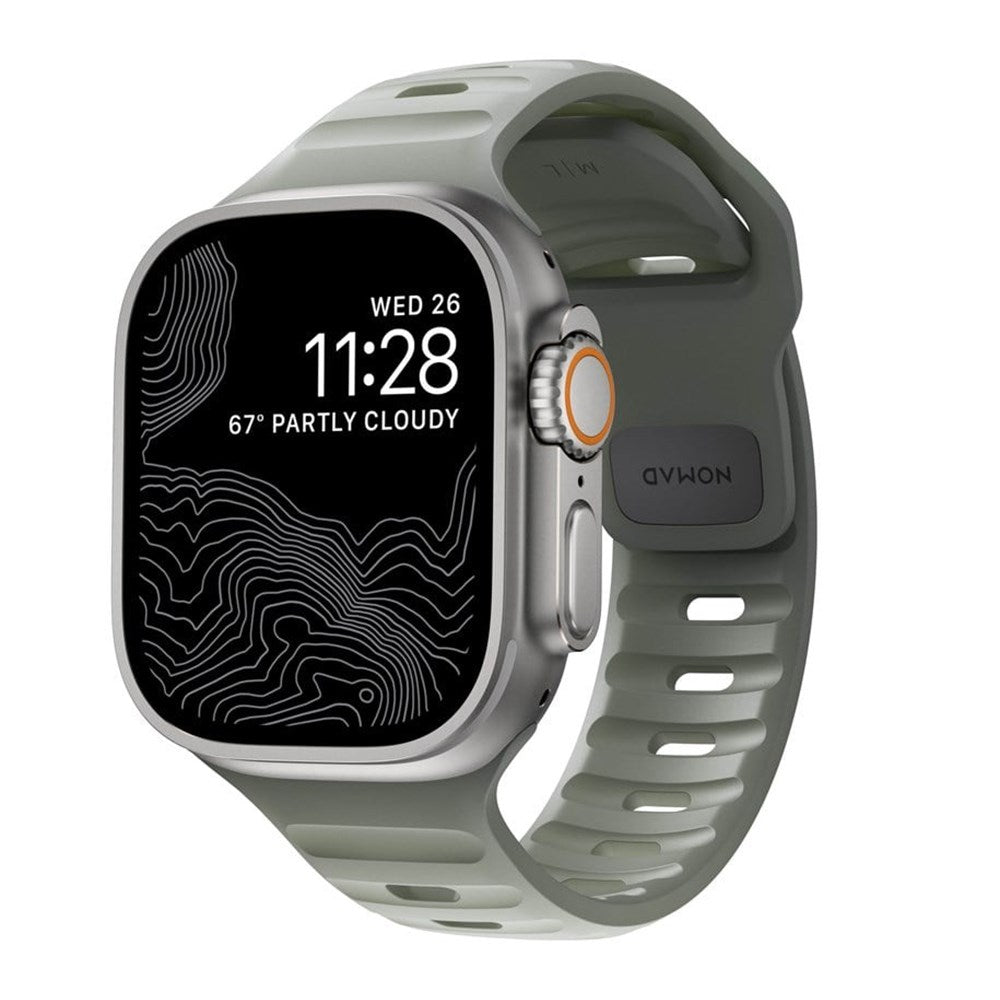 Apple Watch (42/44/SE/45/46/49mm) Nomad Sport Band Smartwatch Rem - Coastal Rock