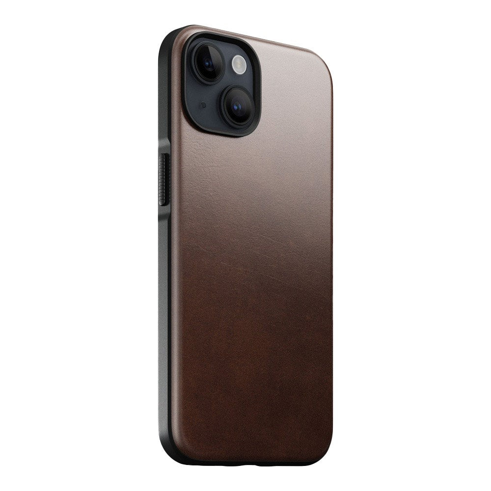 iPhone 14 Modern Nomad Horween Leather Case - MagSafe Kompatibel - Brun