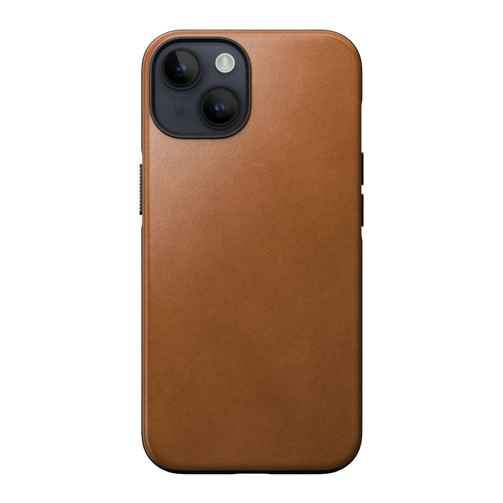 iPhone 14 Nomad Modern Leather Case - MagSafe Kompatibel - Tan