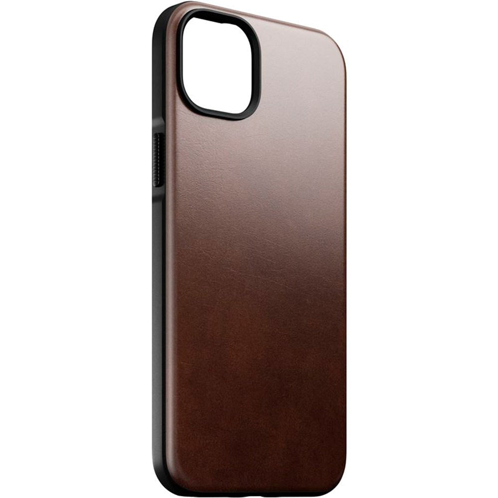 iPhone 14 Plus Modern Nomad Horween Leather Case - MagSafe Kompatibel - Brun