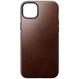 iPhone 14 Plus Modern Nomad Horween Leather Case - MagSafe Kompatibel - Brun